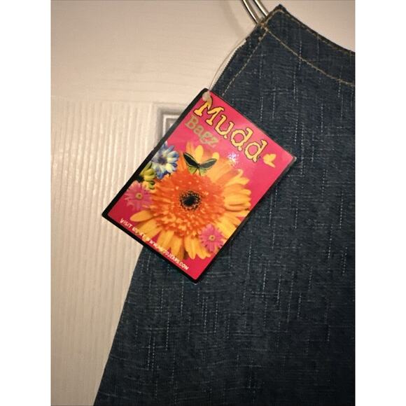 VTG 90’s Y2K Teen Tween Embroidered Denim Mudd Bagz tassel fringe handbag purse - Picture 3 of 14